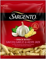 Sargento Snack Bites-Savory Garlic & Herb Jack